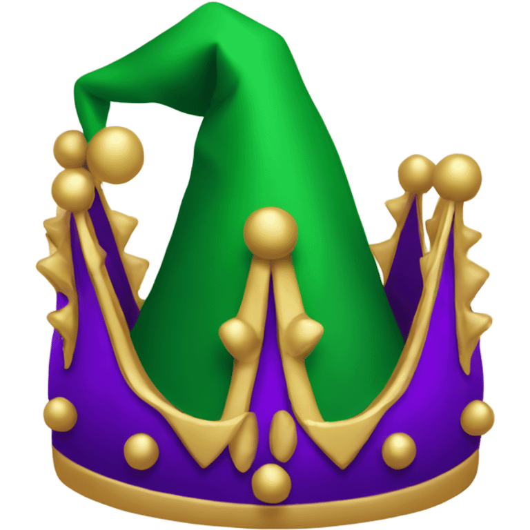 Jester’s cap with multiple peaks emoji