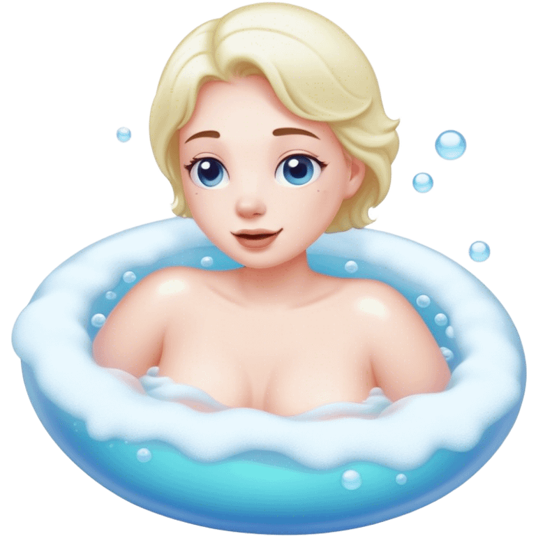 Big bubble bath emoji