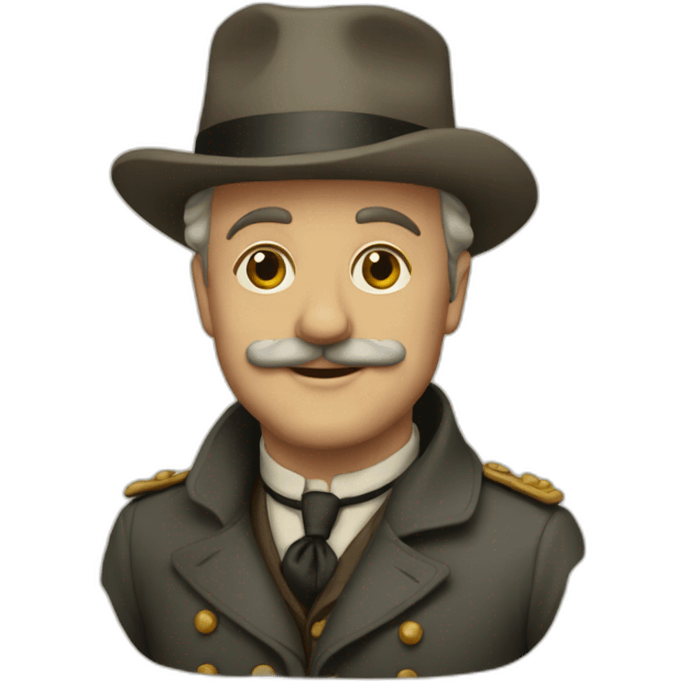 Vintage british man emoji