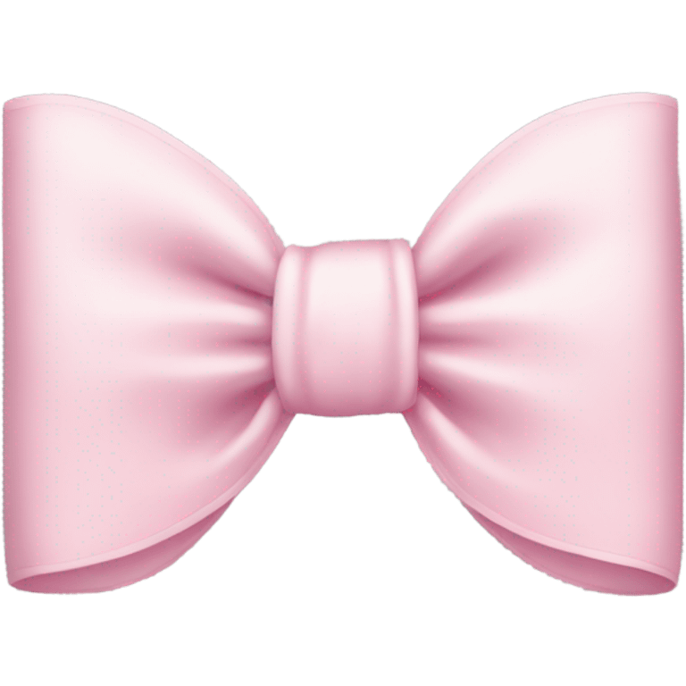 Light pink bows emoji