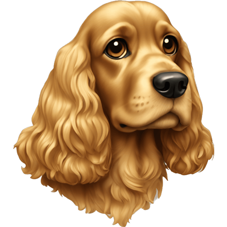 Cocker spaniel gold emoji