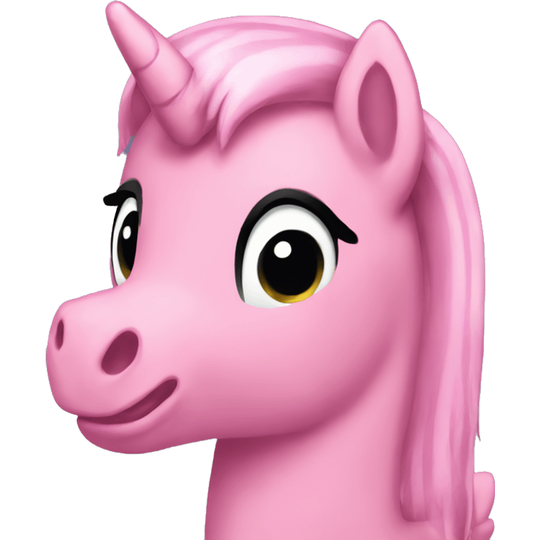 Pink pone emoji