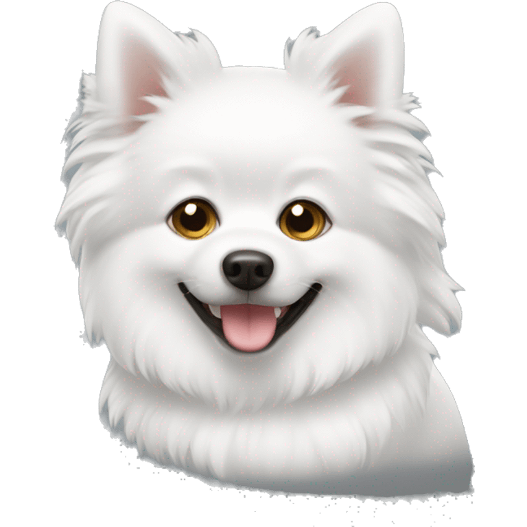 White spitz emoji