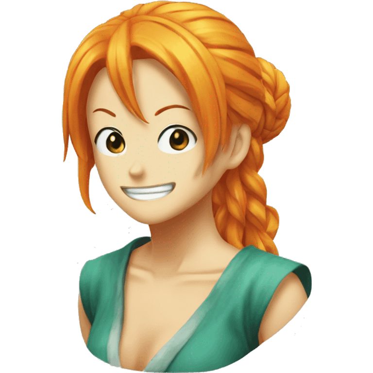 Nami from one piece  emoji