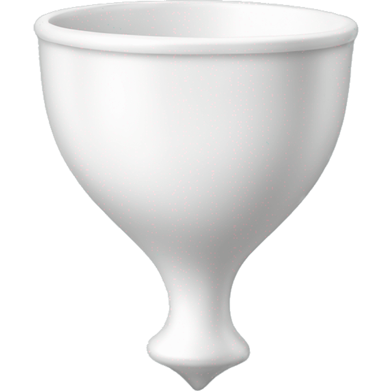 White menstrual cup emoji