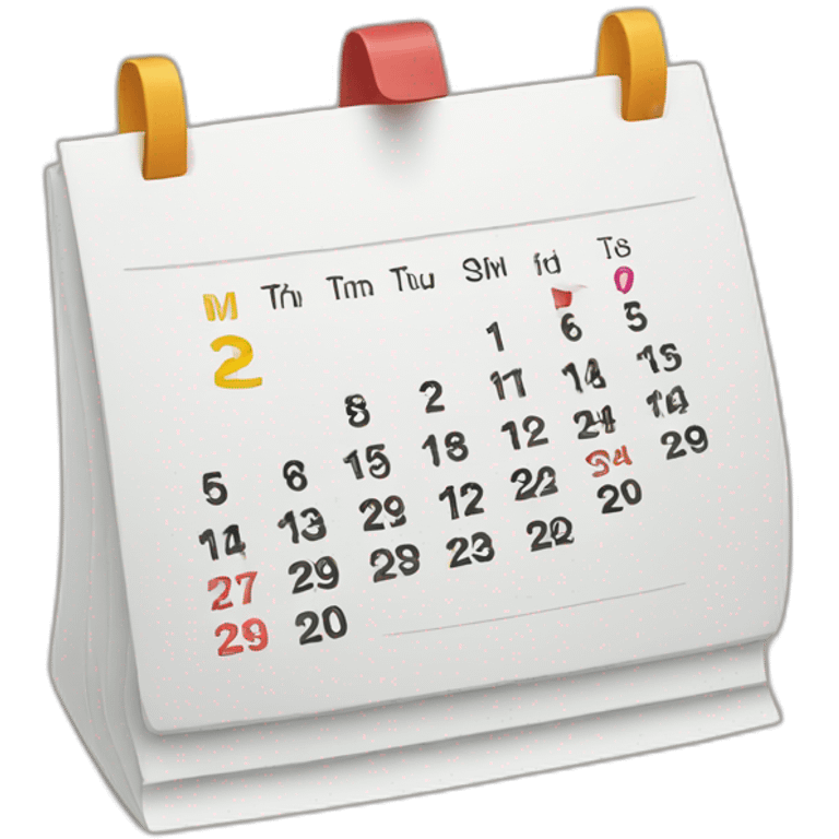 Calendario  emoji