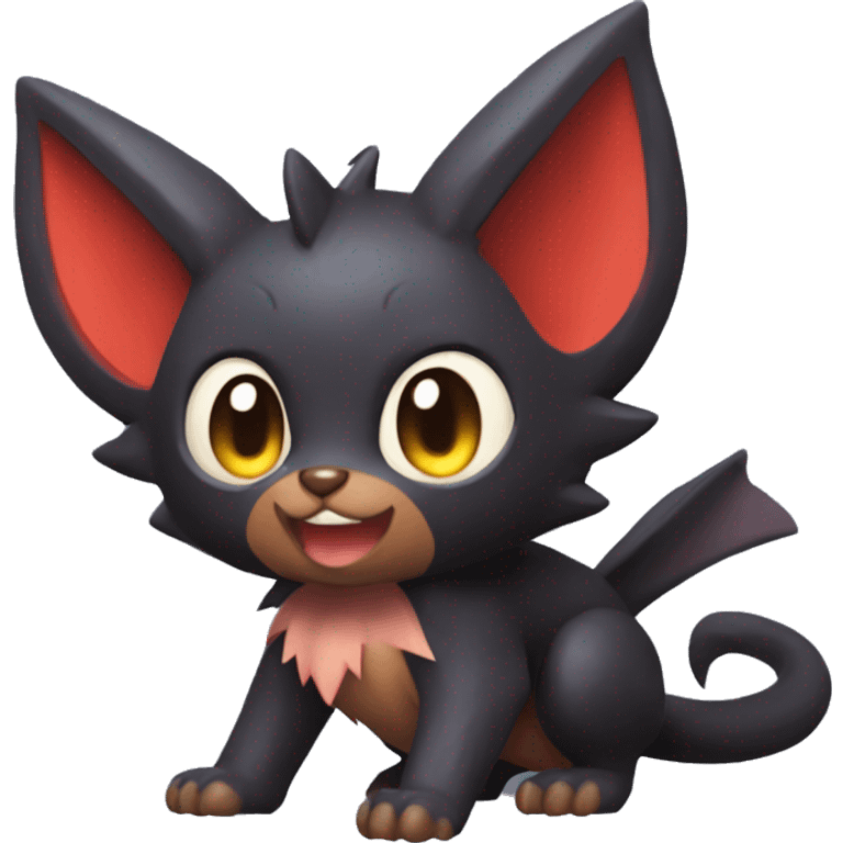 Bat-Litten-Zorua full body emoji