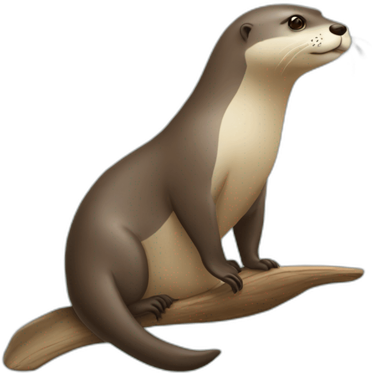 loutre sur un cheval emoji