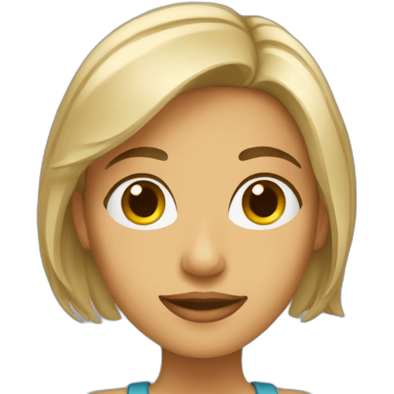 Femme contente emoji