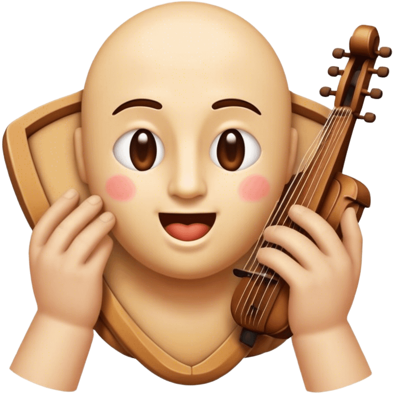 Cinematic Realistic Klapa Music Pop Culture Emoji, depicted with a soulful portrayal of traditional Croatian vocal music rendered with delicate textures and warm, cultural lighting. emoji