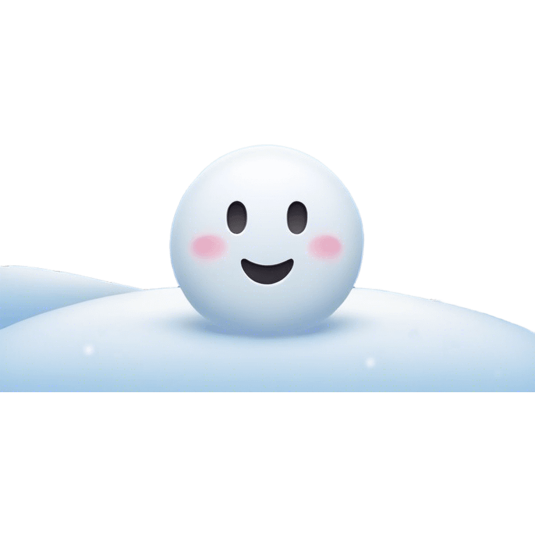 Cinematic Realistic Snow Emoji, Soft and delicate, with fluffy snowflakes drifting gently to the ground. The snow blankets the landscape in a peaceful, serene hush, creating a calm and sparkling atmosphere. Soft glowing outline, capturing the essence of tranquility, winter beauty, and crisp, clean freshness in a scene of falling snow! emoji