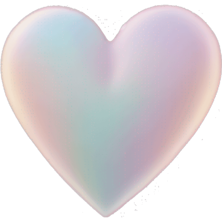 Light pastel heart emoji