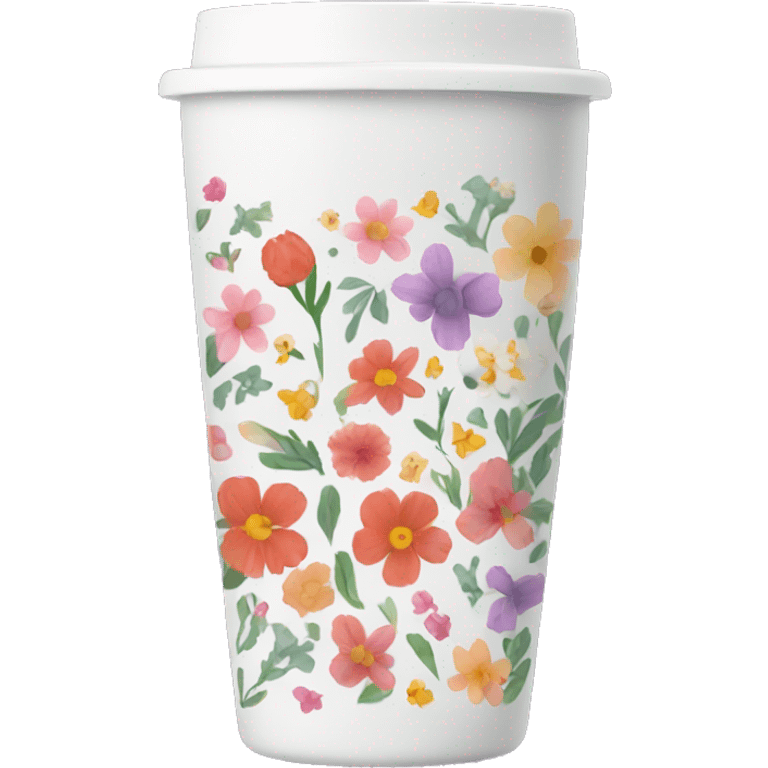 floral tumbler emoji