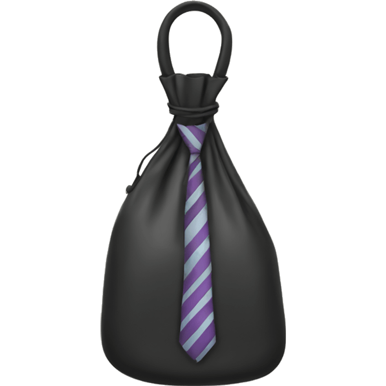 bag with a tie emoji