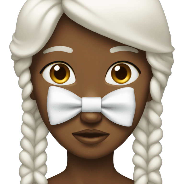 White bow emoji