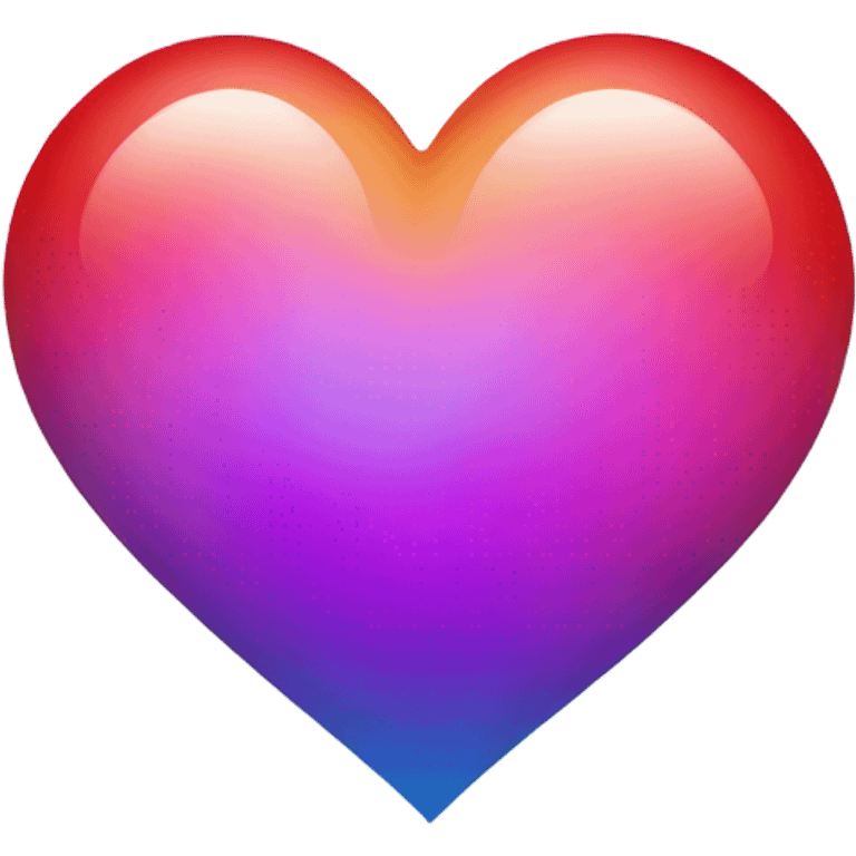 Rainbow heart emoji