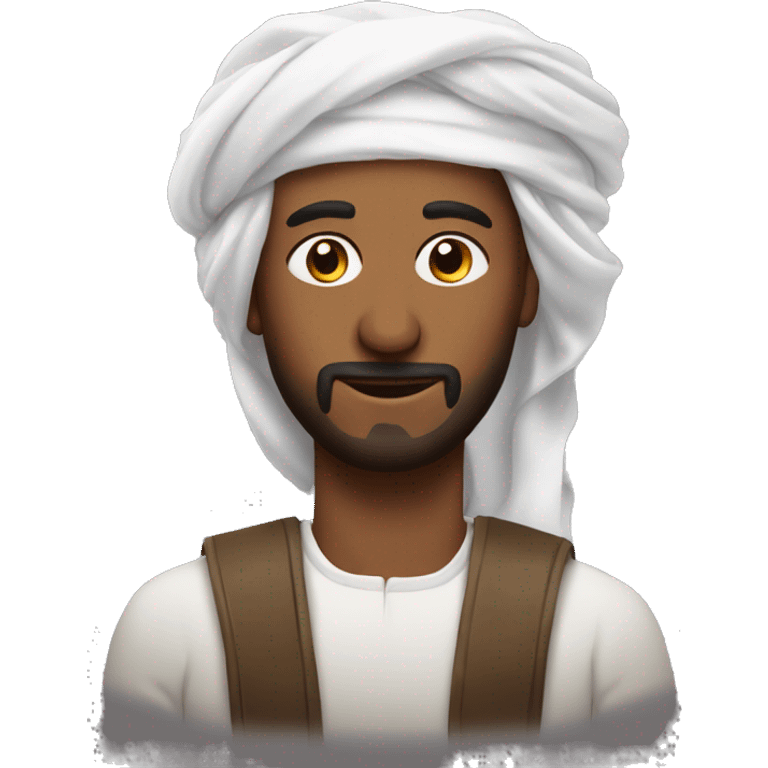 a man in kuffiyah emoji