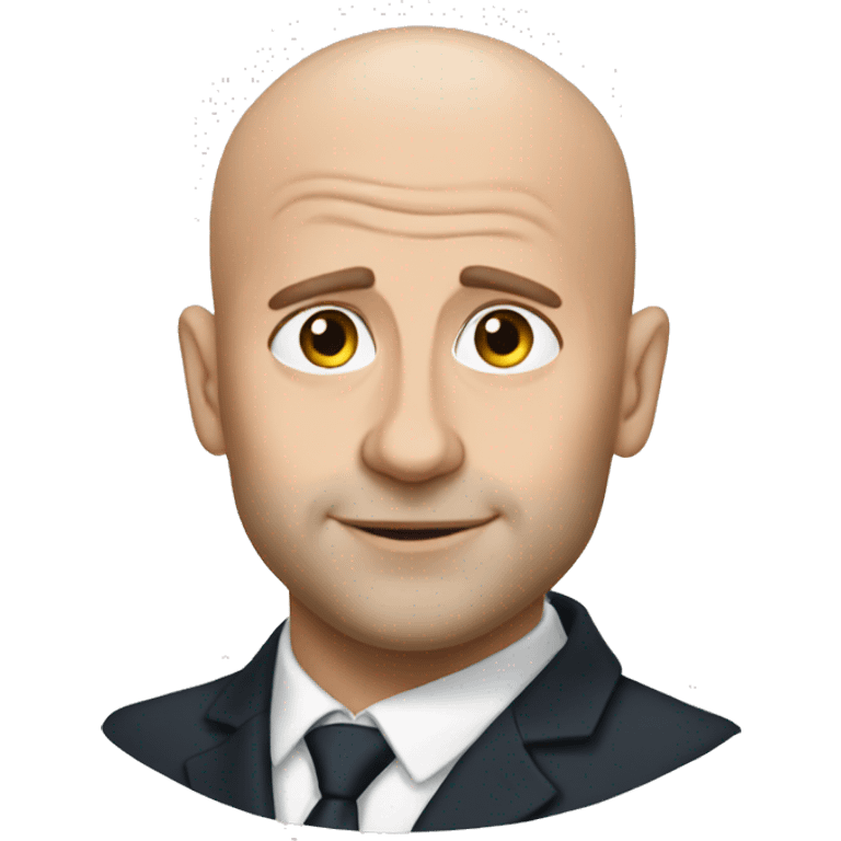 Bald Macron  emoji