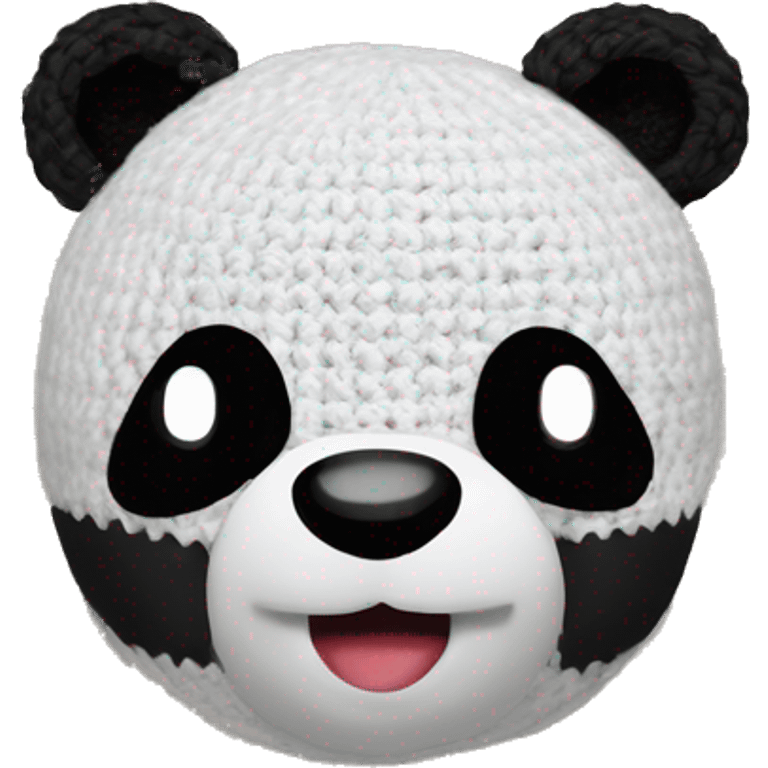 panda crochet emoji