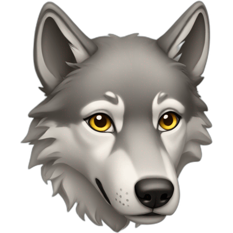 Female wolf  emoji