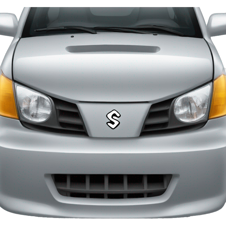 Car Suzuki vitaea gray emoji