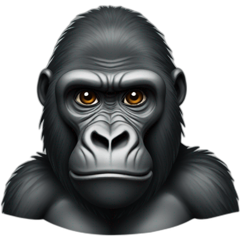 A Gorilla emoji