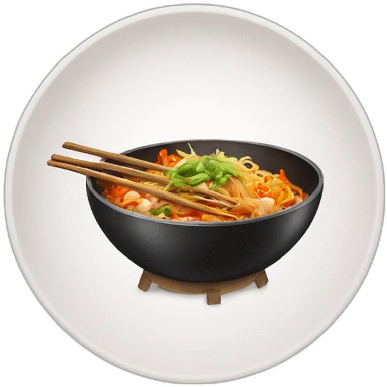 wok thai food emoji