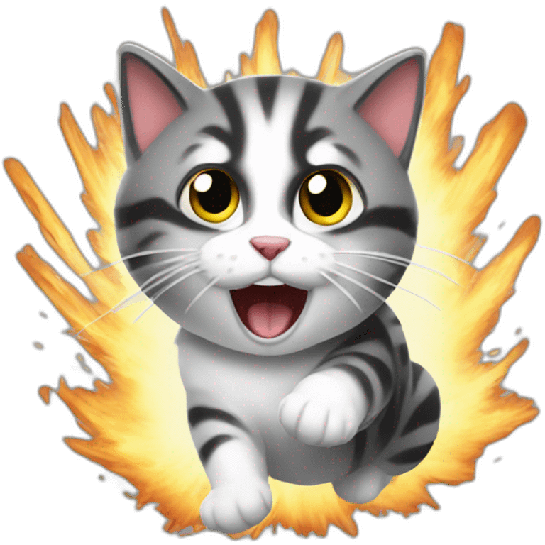 exploding kitten emoji