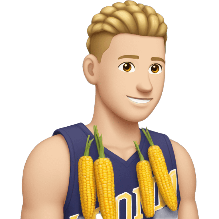 donte divincenzo with corn rows emoji