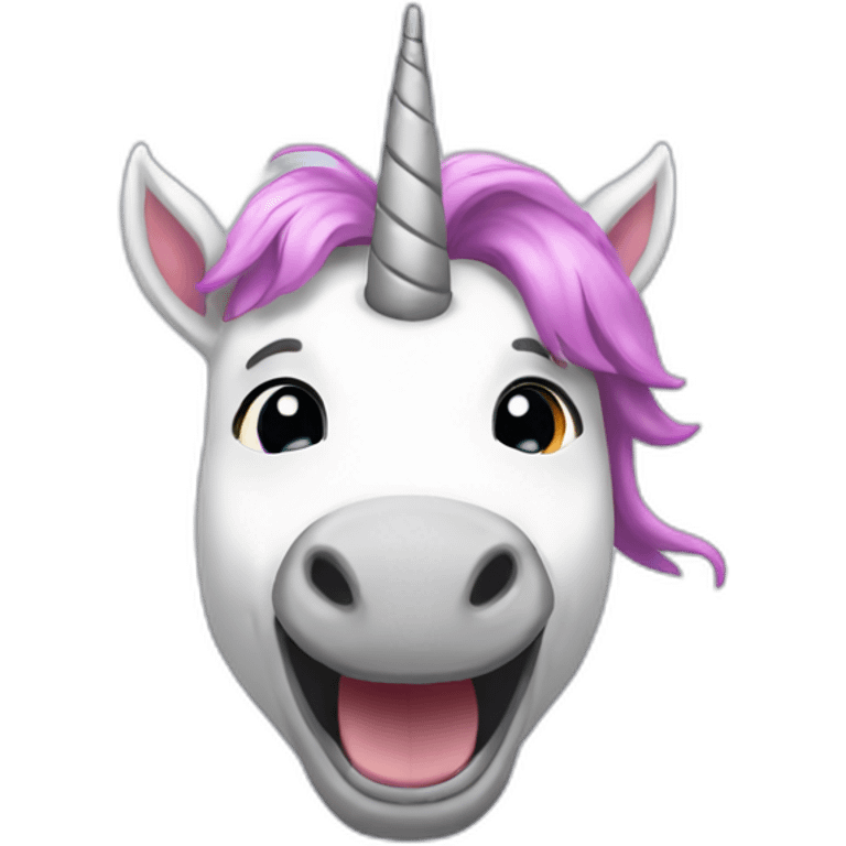 Unicorn thumbs up emoji