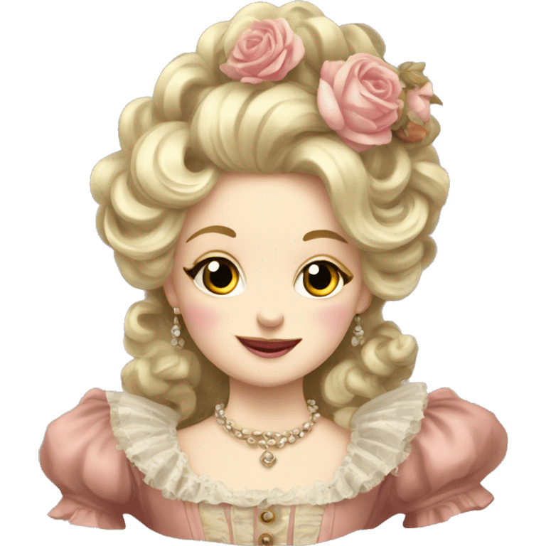 Vintage rococo emoji