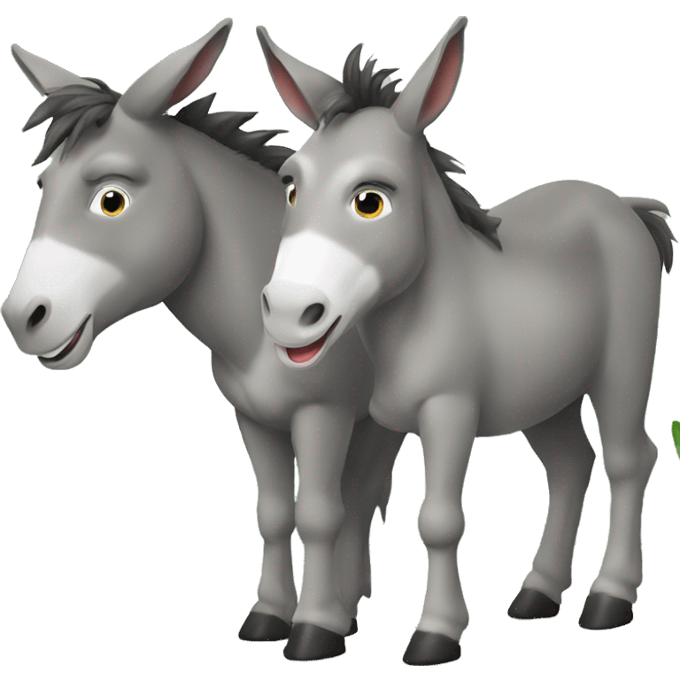 Donkey with jack et emoji