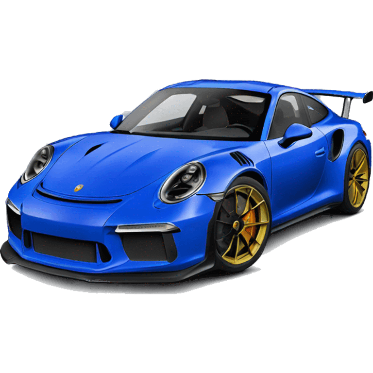 Porsche 911 gt3 rs royalblue emoji