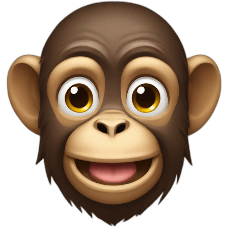 A monkey irritating emoji