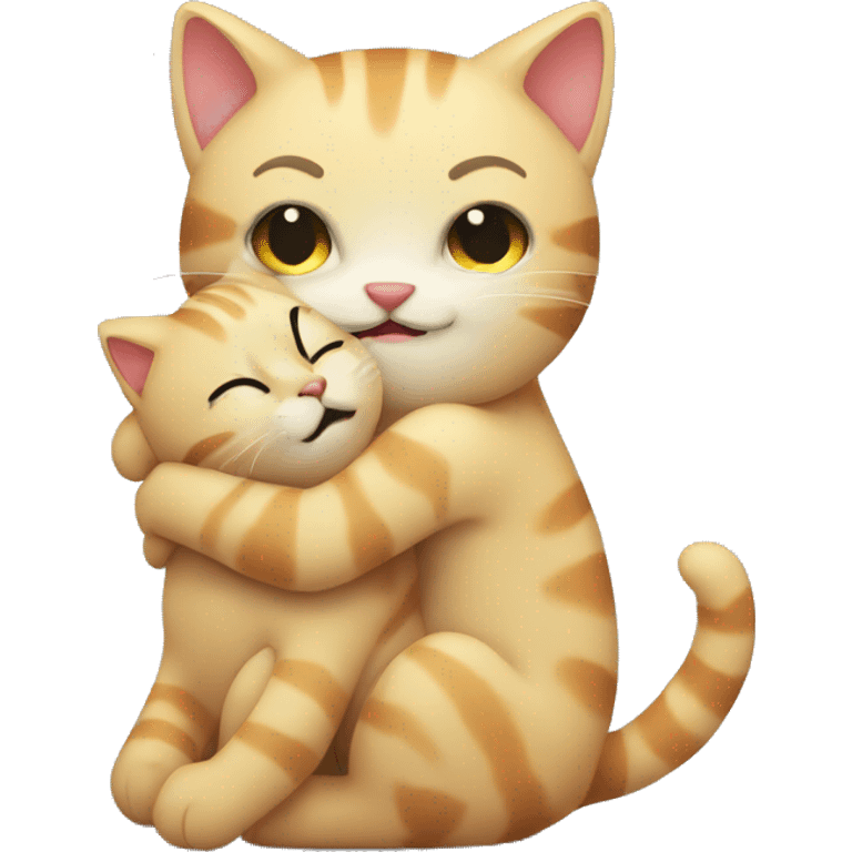 hugging cat emoji