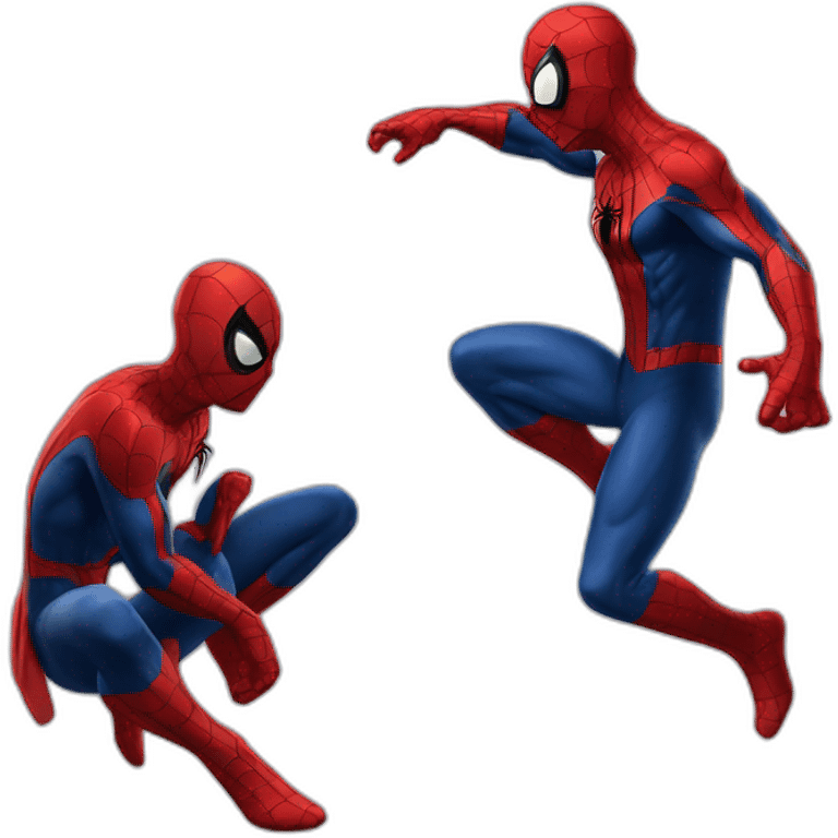 spiderman pointing at spiderman emoji