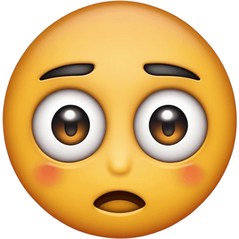 dissatisfied emoji with eyes up emoji