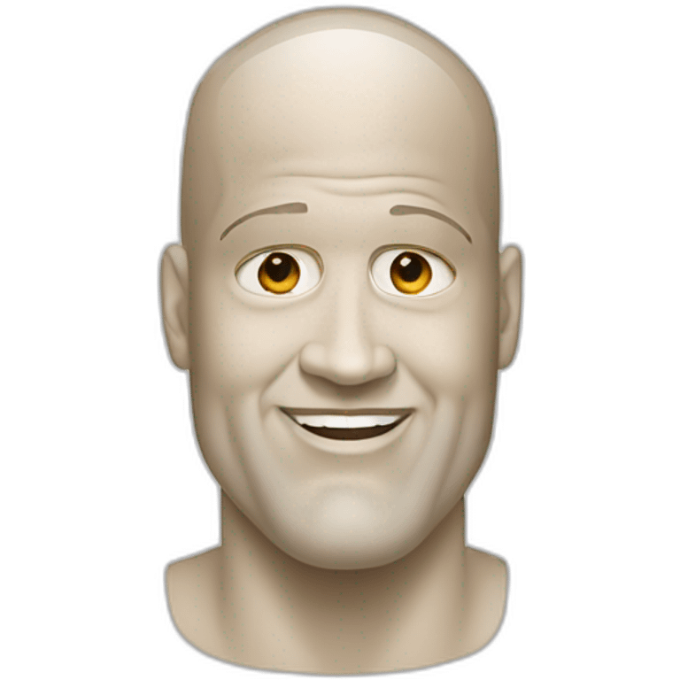 white skinned shaquille O'Neal emoji