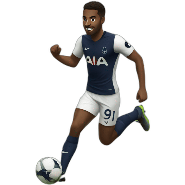 tottenham player running emoji