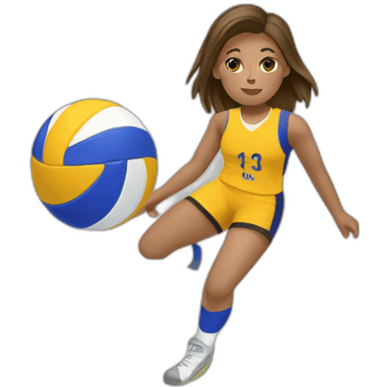 Handballeuse et handballeuse emoji