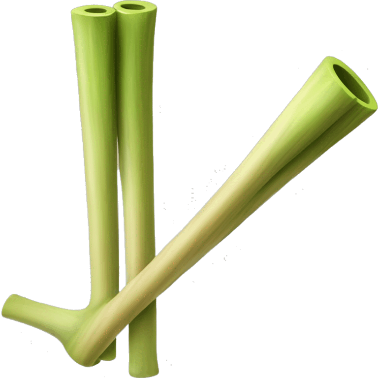 Guadua Cane. Its stems are cylindrical, hollow and segmented, with prominent nodes at each joint. The outer surface of the guadua cane is smooth and yellowish green, with longitudinal grooves that mark the separation between the segments. emoji