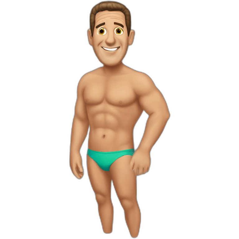 Dale Winton in speedos emoji