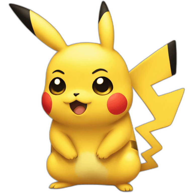 Pikachu sad emoji