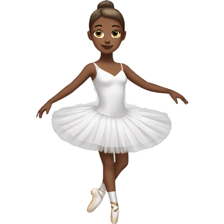 Ballerina white costume  emoji