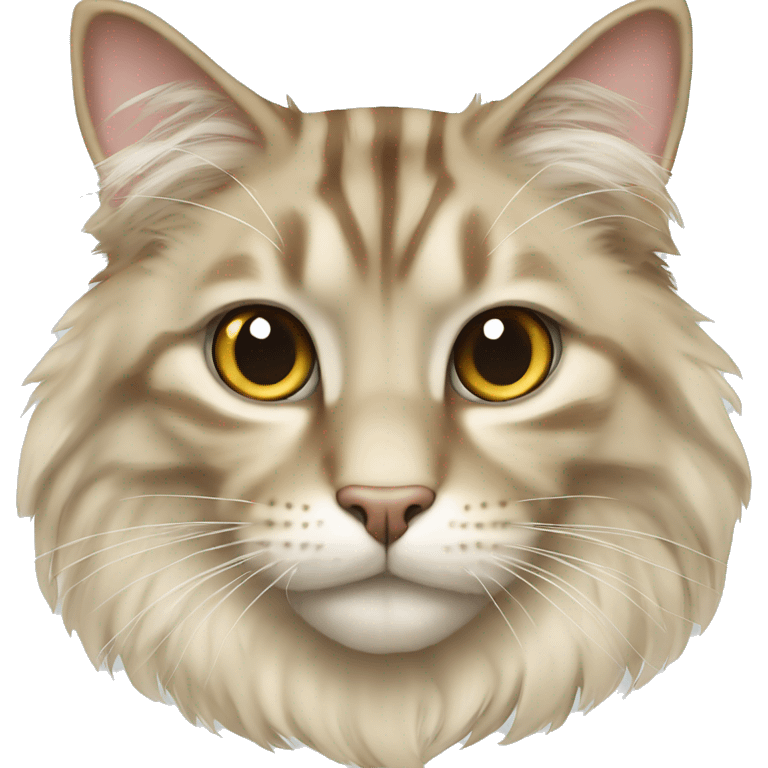 Mainecoon cream color emoji