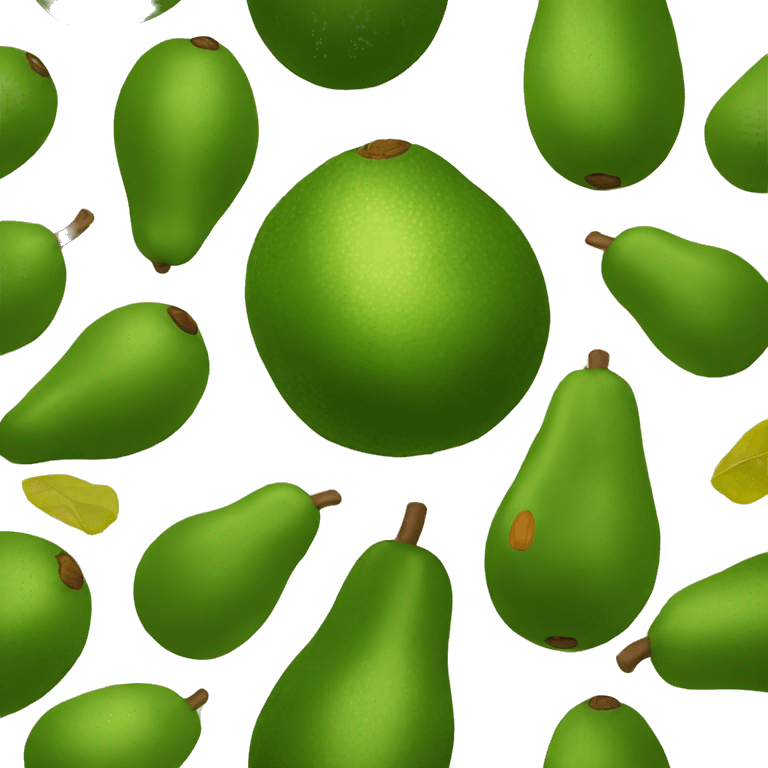 Aguacate de oro emoji