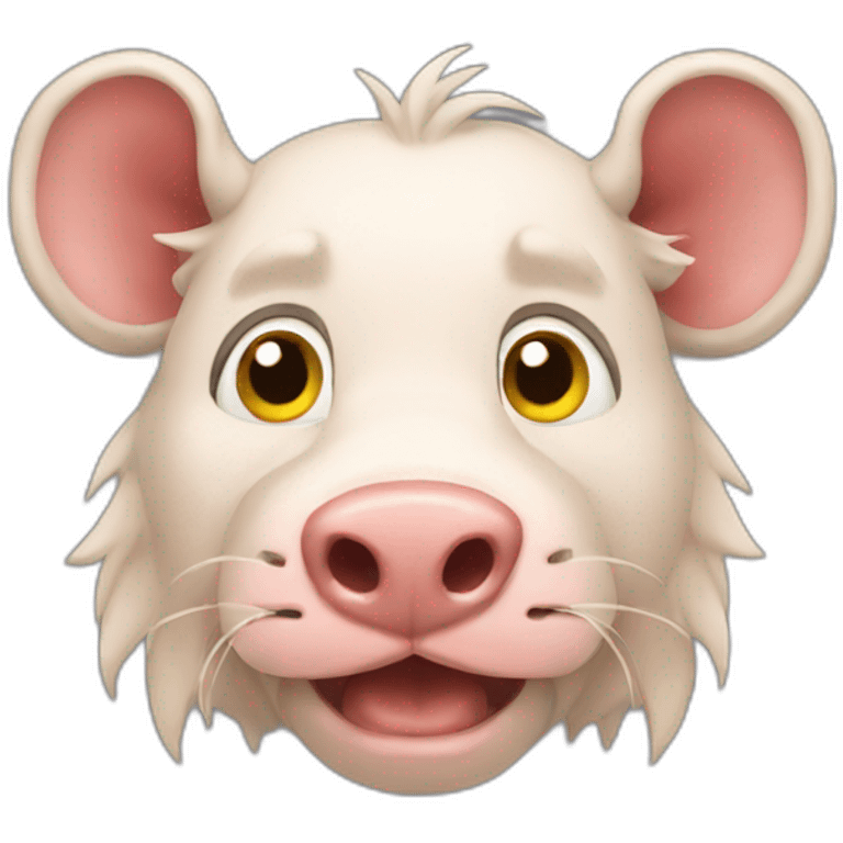 Cochon lion emoji