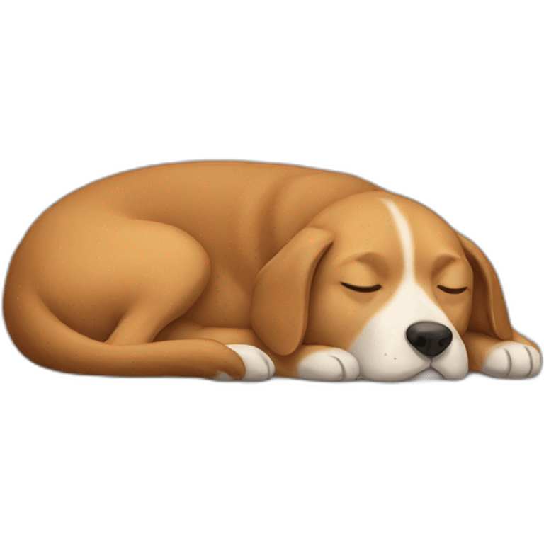 sleeping dog emoji