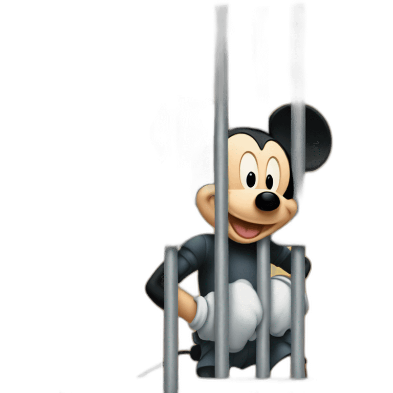 Mickey Mouse Jail emoji