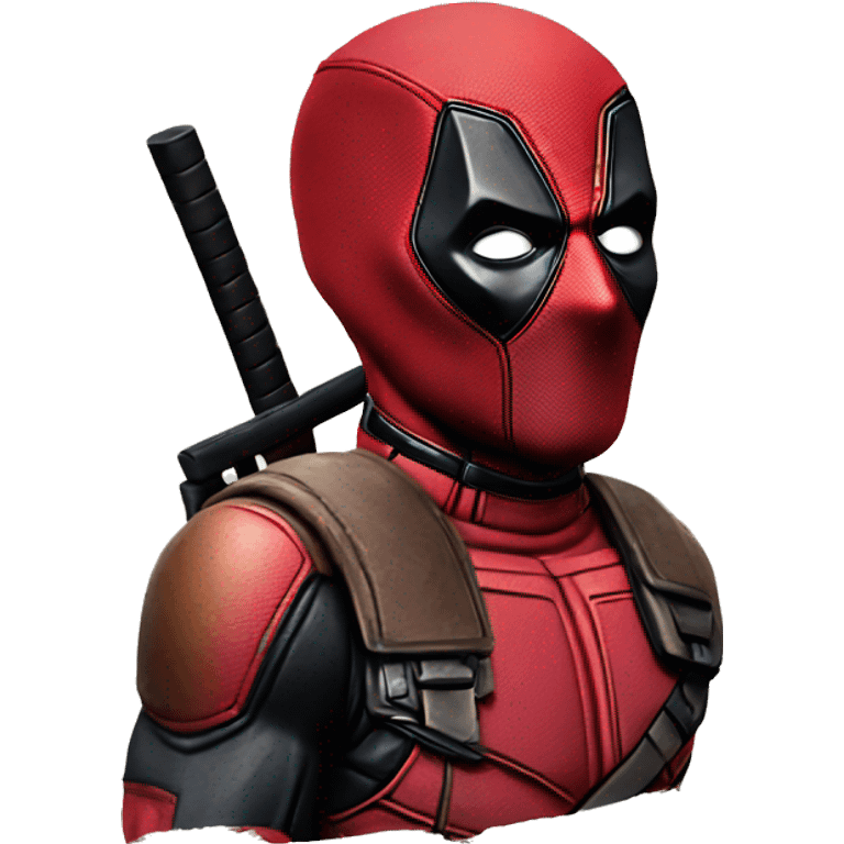 Takım elbiseli Deadpool  emoji